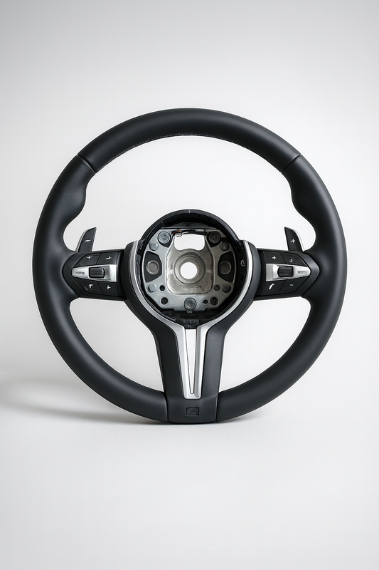 BMW M Performance Leather Steering Wheel – F30 Platform (2012–2019) | Tricolor Stitching