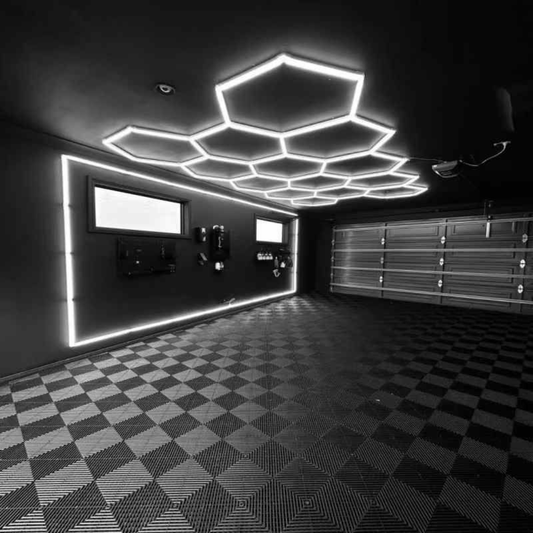 Hexagon LED garage/ceiling light