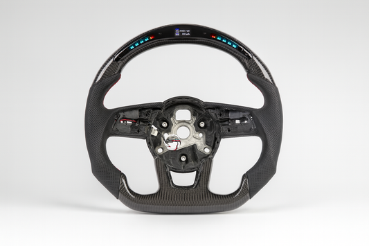 Audi RS LED Carbon Steering Wheel – 2017–2020 | OBD2 Shift Display