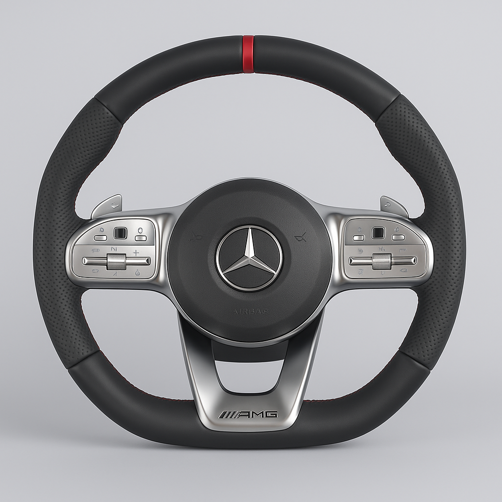 Mercedes-Benz AMG Leather Steering Wheel – 2018–2021 Platform