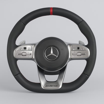 Mercedes-Benz AMG Leather Steering Wheel – 2018–2021 Platform