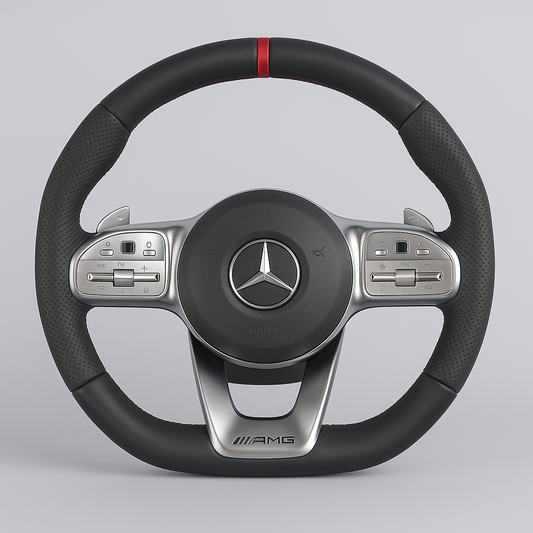 Mercedes-Benz AMG Leather Steering Wheel – 2018–2021 Platform