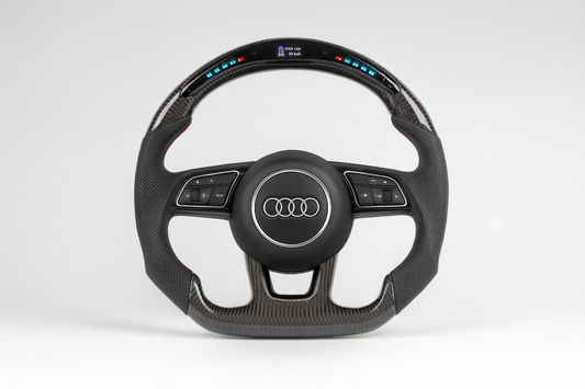 Audi RS LED Carbon Steering Wheel – 2017–2020 | OBD2 Shift Display