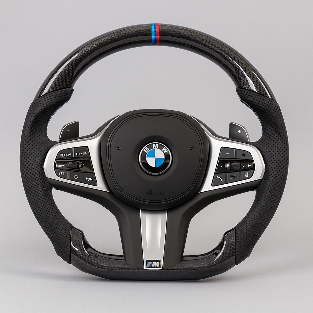 BMW M Performance Carbon Steering Wheel – G20 / G-Series (2020–2024) | M Tricolor