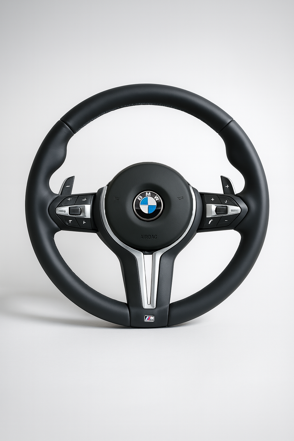 BMW M Performance Leather Steering Wheel – F30 Platform (2012–2019) | Tricolor Stitching