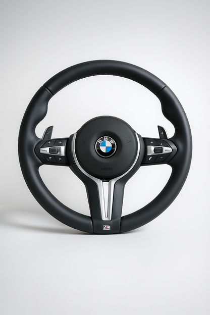 BMW M Performance Leather Steering Wheel – F30 Platform (2012–2019) | Tricolor Stitching