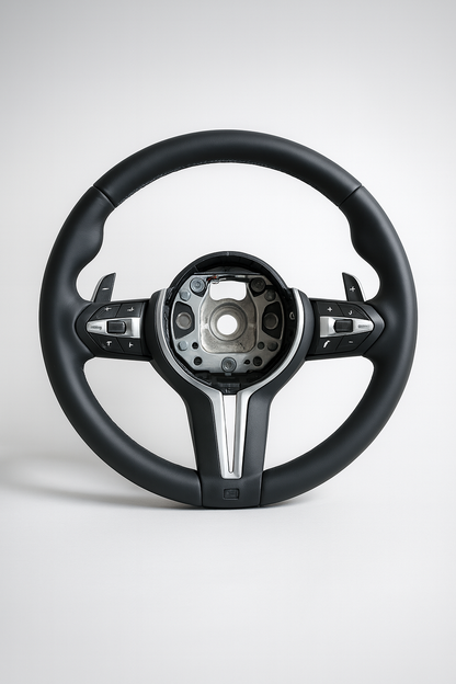 BMW M Performance Leather Steering Wheel – F30 Platform (2012–2019) | Tricolor Stitching
