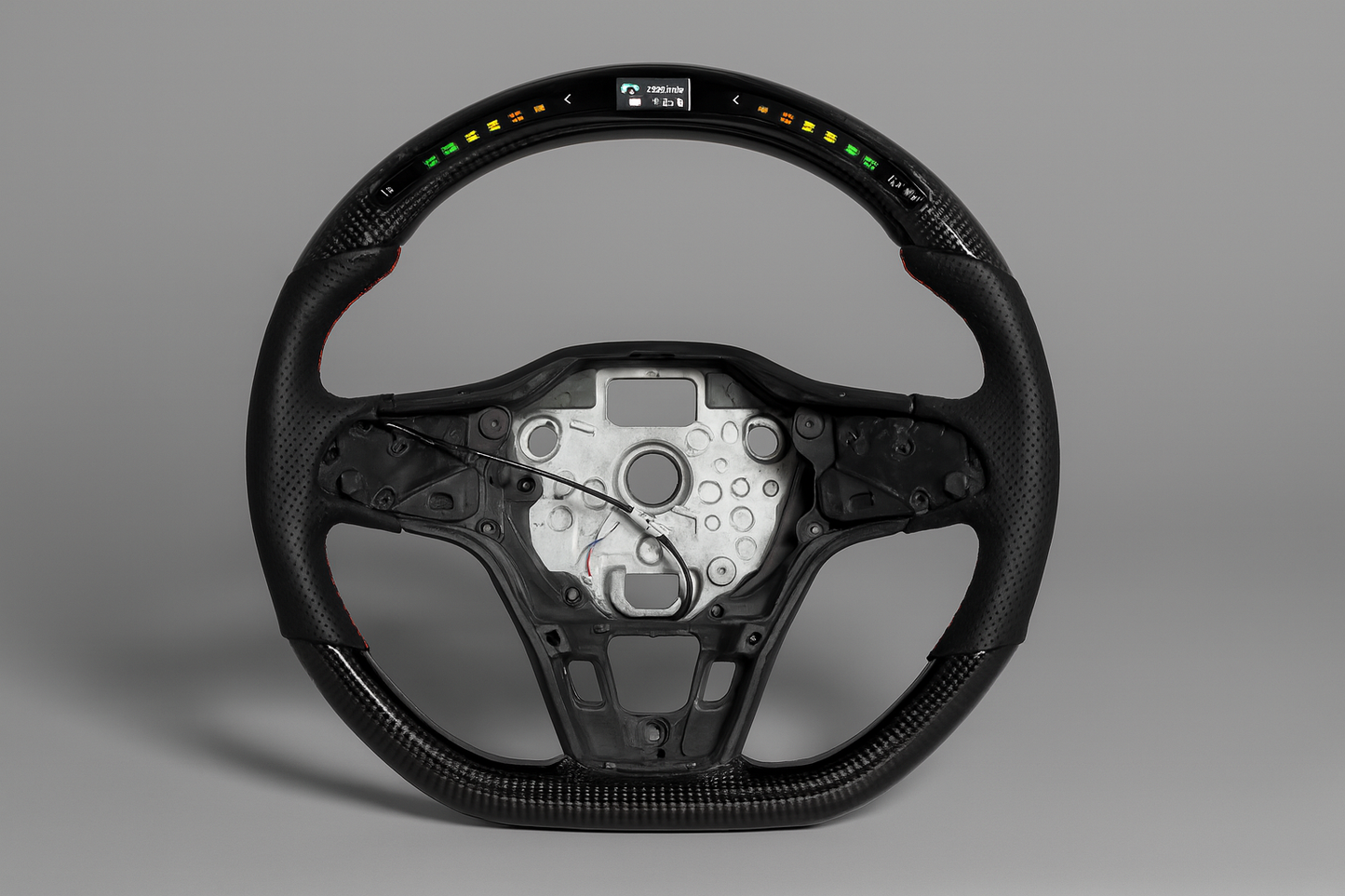 Volkswagen Golf 8 GTI / R LED Carbon Steering Wheel (2020–2024) | OBD2 Display