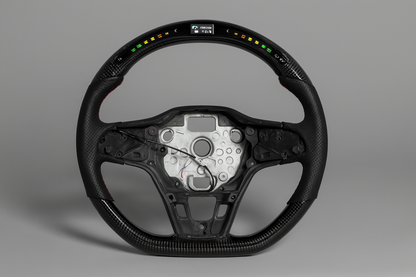 Volkswagen Golf 8 GTI / R LED Carbon Steering Wheel (2020–2024) | OBD2 Display
