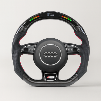 Audi RS LED Carbon Steering Wheel – C7 Platform (2012–2016) | OBD2 Display